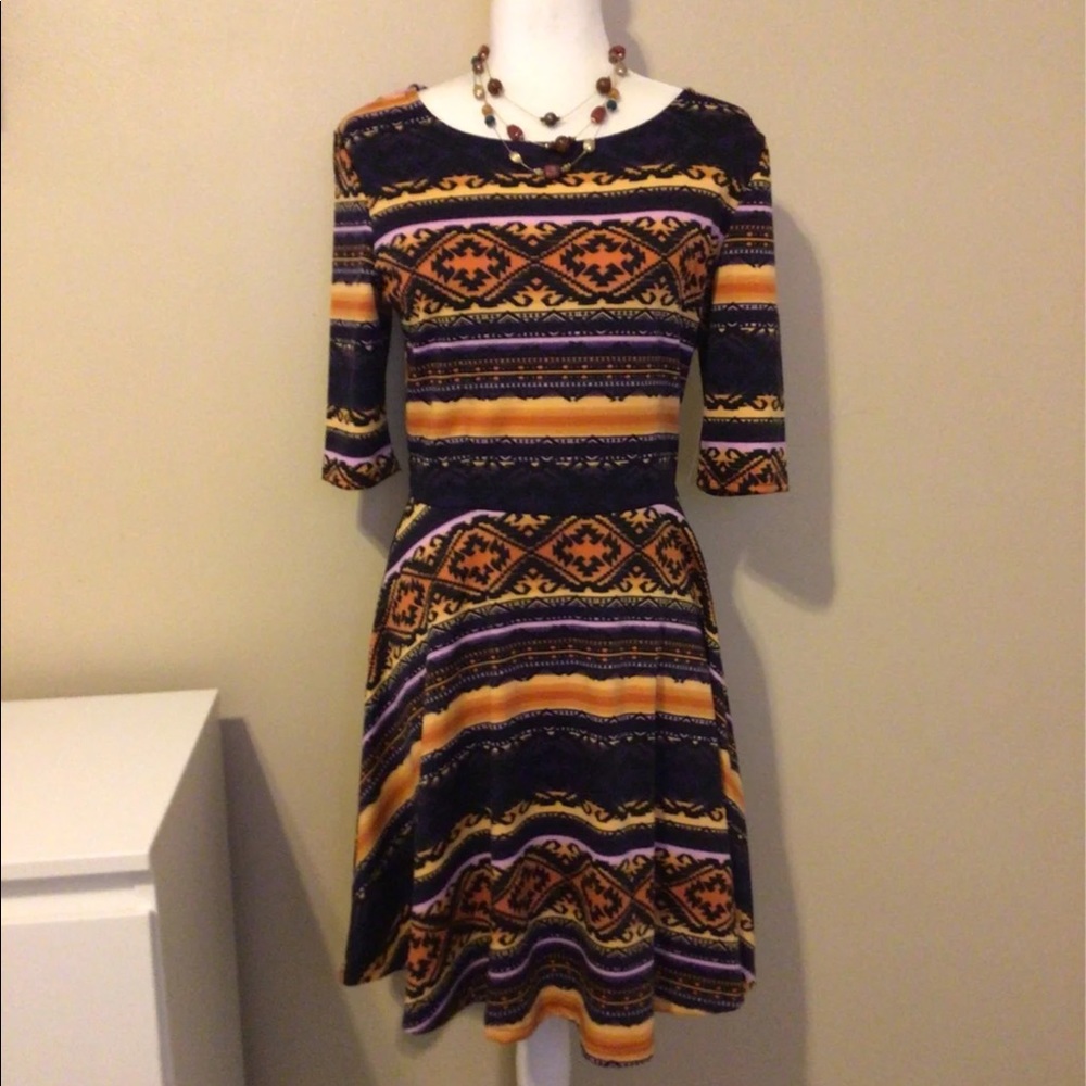 NWT. Catch My I. Colorful Dress. XL.